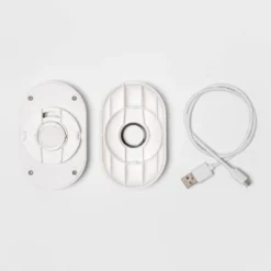 Portable Speckled Oil Pad Diffuser with Fan Black/White - Project 62™