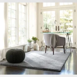 Solid Tufted Micropoly Shag Area Rug - Project 62 Gray -Outlet Furnitures Decor Store GUEST 0e7c5323 5ba3 4f0f b928 c76e004c1fc1
