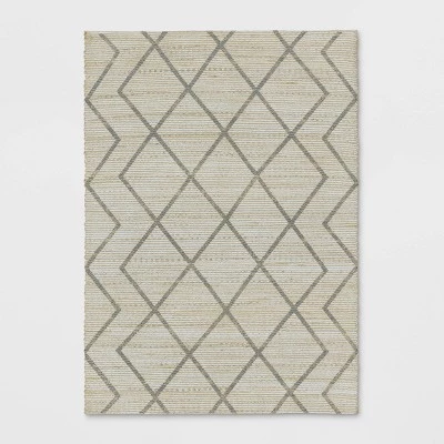 Kagen Printed Woven Geometric Rug Ivory - Project 62™ 3 Kagen Printed Woven Geometric Rug Ivory - Project 62™ - Image 3