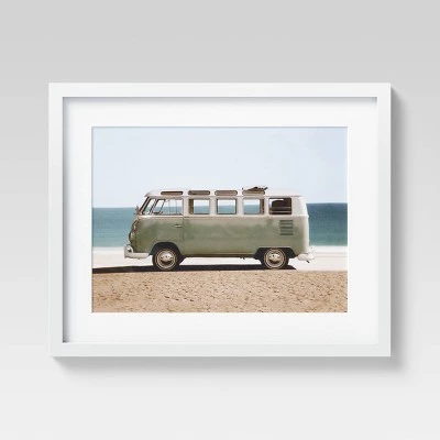 (Set of 2) 16" x 20" Van and Surfboard Framed Wall Art - Project 62™ 2 (Set of 2) 16" x 20" Van and Surfboard Framed Wall Art - Project 62™ - Image 2