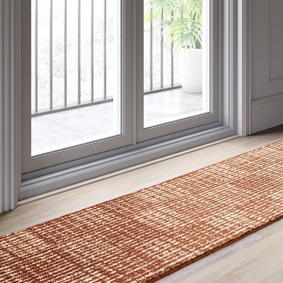 Modern Squares Woven Rug - Project 62 Indigo 2 Modern Squares Woven Rug - Project 62 Indigo - Image 2