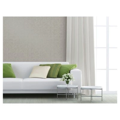 Weave Peel & Stick Wallpaper Gray/Silver - Project 62™ 8 Weave Peel & Stick Wallpaper Gray/Silver - Project 62™ - Image 8