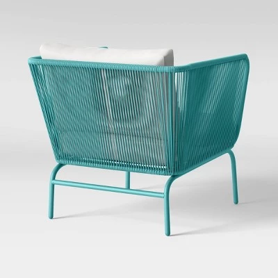 Fisher 2pk Patio Club Chairs -Blue-Green - Project 62™ 4 Fisher 2pk Patio Club Chairs -Blue-Green - Project 62™ - Image 4