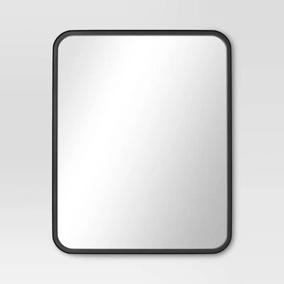 24" x 30" Rectangular Decorative Wall Mirror with Rounded Corners - Project 62™ Black 4 24" x 30" Rectangular Decorative Wall Mirror with Rounded Corners - Project 62™ Black - Image 4