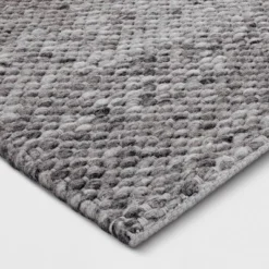 Chunky Knit Wool Woven Rug - Project 62™ Indigo