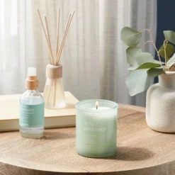 Threshold 3pk Diffuser Candle Room Spray Gift Set Aloe Bergamot - Project 62™