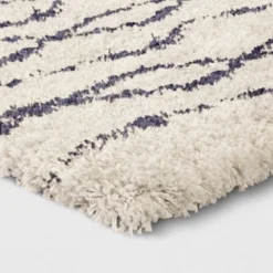 Outlet Furnitures Decor Store 11 9'2"x12' Woven Diamond Area Rug Cream/Navy - Project 62™