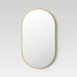 16" x 28" Metal Oval Pill Mirror - Project 62™ Black 10 16" x 28" Metal Oval Pill Mirror - Project 62™ Black -Outlet Furnitures Decor Store GUEST ac1a0369 9fed 4f6b 991e 2e92167e9794