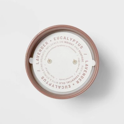 14oz Matte Ceramic Candle Lavender & Eucalyptus Lavender - Project 62™ 3 14oz Matte Ceramic Candle Lavender & Eucalyptus Lavender - Project 62™ - Image 3