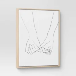 (Set of 2) 16" x 20" Hands Framed Canvas - Project 62™ -Outlet Furnitures Decor Store GUEST c1254568 723d 4cb5 9f94 cd6f9ecd83b6