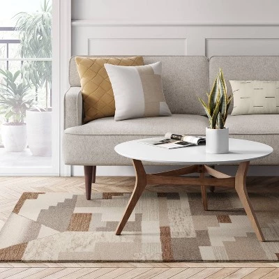 Fairwood Hand Tufted Wool Color Block Area Rug Natural - Project 62™ 1 Fairwood Hand Tufted Wool Color Block Area Rug Natural - Project 62™
