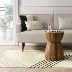 Line Geo Area Rug Cream - Project 62™