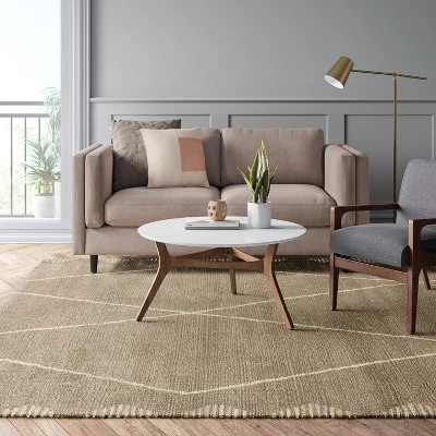 Glacier Diamond Woven Runner Rug - Project 62™ Desert Tan 2 Glacier Diamond Woven Runner Rug - Project 62™ Desert Tan - Image 2