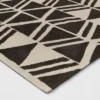 Microplush Geo Knitted Area Rug - Project 62 Light Gray