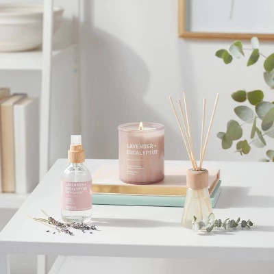 Threshold 3pk Diffuser Candles Room Spray Gift Set Eucalyptus Lavender - Project 62™ 1 Threshold 3pk Diffuser Candles Room Spray Gift Set Eucalyptus Lavender - Project 62™