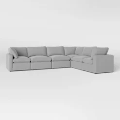 Threshold 6pc Allandale Modular Sectional Sofa Set - Project 62™ Gray -Outlet Furnitures Decor Store GUEST f877864e e7c6 4d58 9097 512e6d2e8565